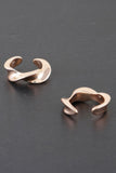 Twist Of Elegance Plated Earrings