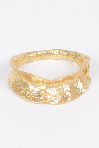 Vintage Gold Color Metal Cuff Bracelet