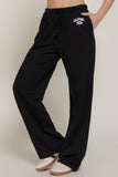 Waistband Print Detail Sweatpants